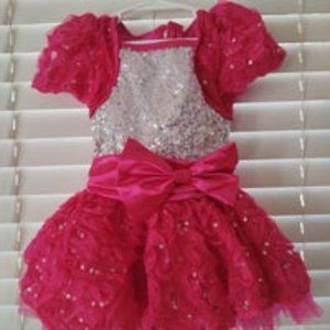 Pink Glitter Dress